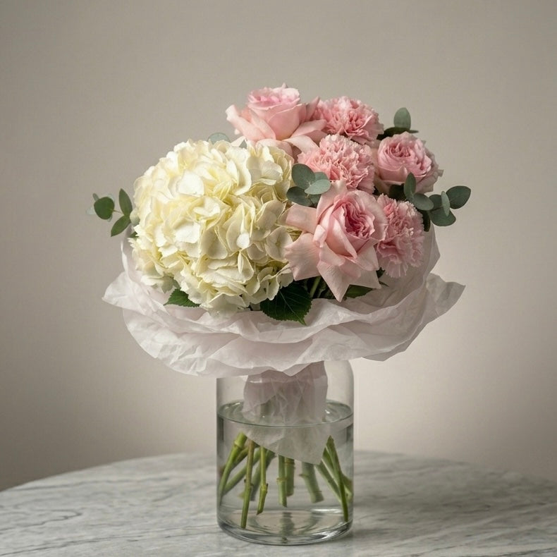 Rosas rosadas de amor